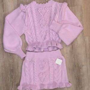 NWT altar’d state sweater & skirt set